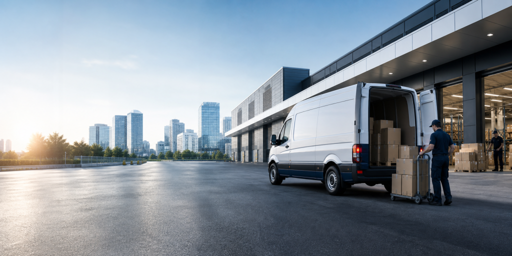 Professional services courier delivery